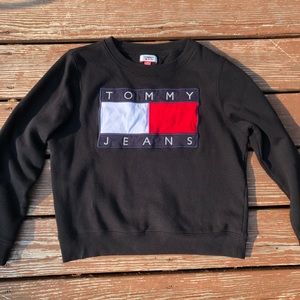 Tommy Jeans black flag sweatshirt
